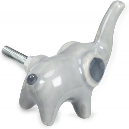  Abbott Collection 27-HOME/31 Grey Elephant Drawer Knob