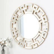 Abbyson Living Zena Round Venetian Wall Mirror - 36W x 36H in.