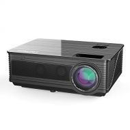 AbdTech Abdtech 3600 Lumens Led Movie Projector,Multimedia 200”LCD Video Projectors with Two Built-in Speaker Optical Keystone,Support 1080P USB AV SD HDMI TF VGA PS4 for Home Theater Movi