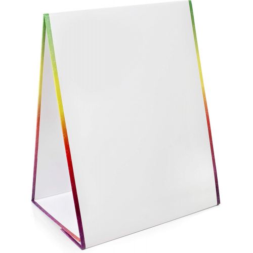  [아마존베스트]Abesons Kids Self-Standing Double-Sided Tabletop Magnetic Easel & Dry Erase White Board. Includes 8 Pack Dry Erase Magnetic Color Markers