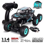 Remote Control Car, Abeyc 1:14 Scale High Speed 6WD 2.4Ghz All Terrain RC Car with 6x6 Drive, Radio Controlled Off-Road Electronic RC Buggy Monster Truck R/C RTR Hobby Climbing Car