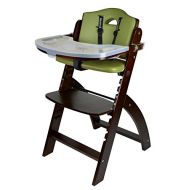 [아마존베스트]Abiie Beyond Wooden High Chair with Tray. The Perfect Adjustable Baby Highchair Solution for Your Babies and Toddlers or as a Dining Chair. (6 Months up to 250 Lb) (Mahogany Wood -