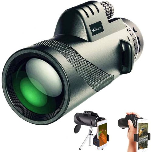  [아마존베스트]Abilly Monocular Telescope 40×60 Compact High Power Zoom Star Scope BAK4 Prism for Bird Watching Wildlife Traveling Concert Sports Game with Holder Tripod Clip