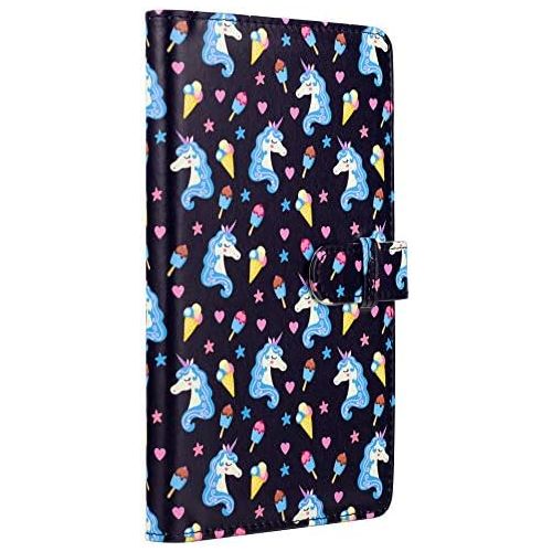  Ablus 96 Pockets Mini Photo Album for Fujifilm Instax Mini Camera, Polaroid Snap, Z2300, SocialMatic Instant Cameras & Zip Instant Printer (Blue Unicorn)