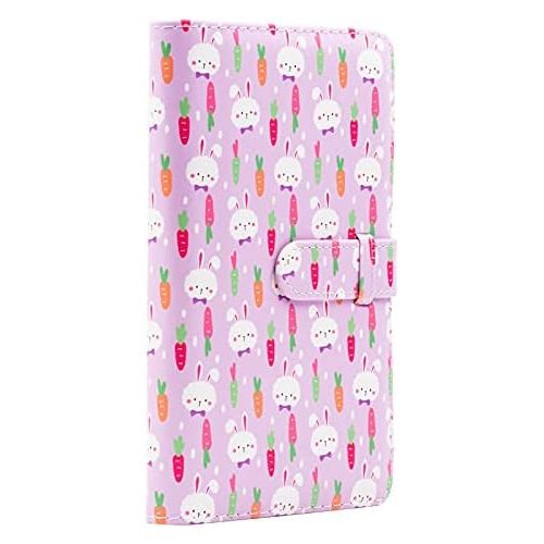  Ablus 96 Pockets Mini Photo Album for Fujifilm Instax Mini Camera, Polaroid Snap, Z2300, SocialMatic Instant Cameras & Zip Instant Printer (Carrot Bunny)