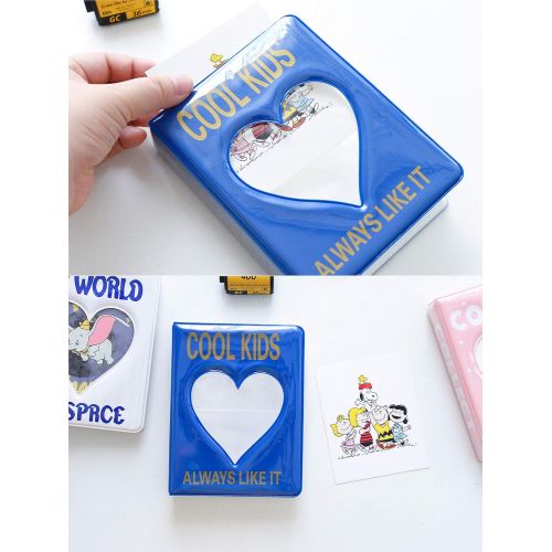  Ablus 64 Pockets Mini Photo Album for Fujifilm Instax Mini Camera, Polaroid Snap, Z2300, SocialMatic Instant Cameras & Zip Instant Printer (Blue)