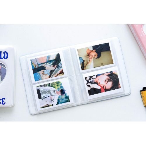  Ablus 64 Pockets Mini Photo Album for Fujifilm Instax Mini Camera, Polaroid Snap, Z2300, SocialMatic Instant Cameras & Zip Instant Printer (Blue)