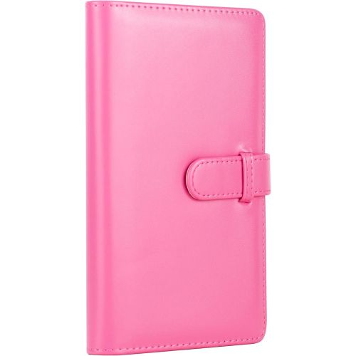  Ablus 96 Pockets Mini Photo Album for Fujifilm Instax Mini Camera, Polaroid Snap, Z2300, SocialMatic Instant Cameras & Zip Instant Printer (96 Pockets, Flamingo Pink)