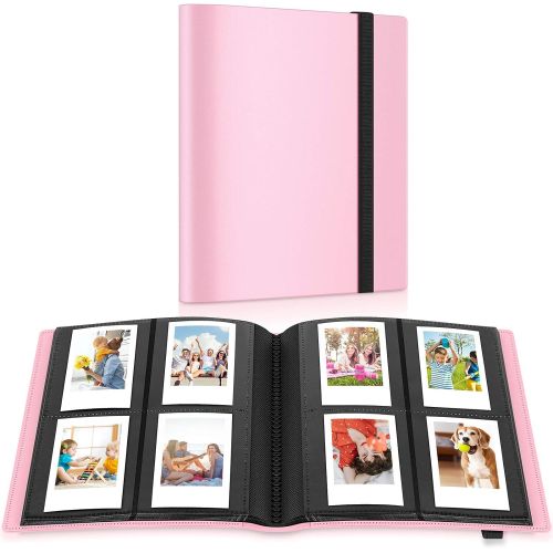  Ablus 160 Pockets Mini Photo Album for Fujifilm Instax Mini Camera, Polaroid Snap, Z2300, SocialMatic Instant Cameras & Zip Instant Printer (Pink)