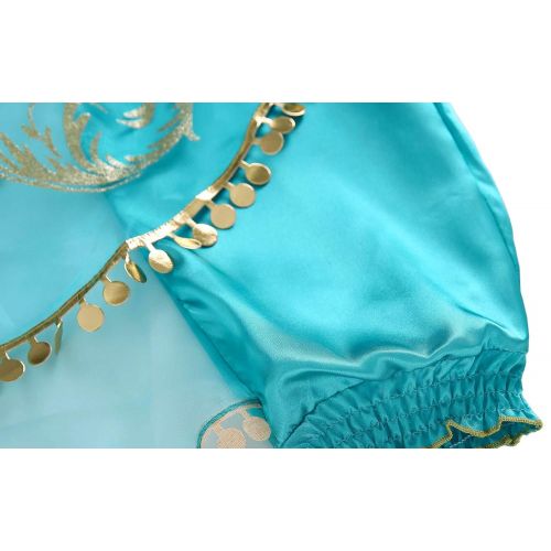  About Time Co Girls Arabian Princess Sequin Costume Dress Up