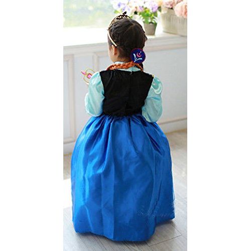  About Time Co Princess Girls Snow Queen Cape Party Costume Outfit Cosplay Dress