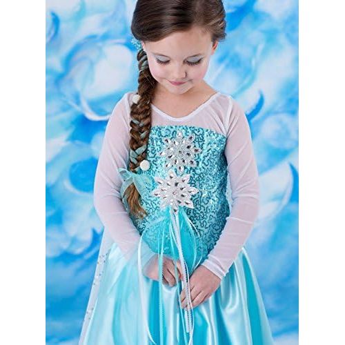  About Time Co Princess Girls Snow Queen Dress Costume Party Outfit