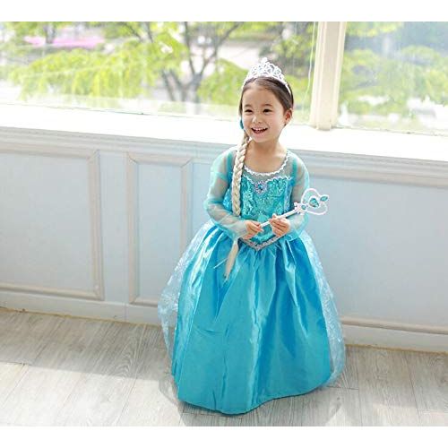  About Time Co Princess Girls Snow Queen Dress Costume Party Outfit