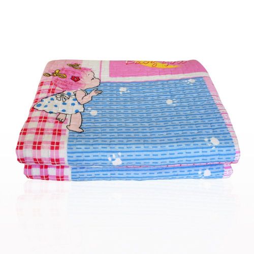  Abreeze Comfortable Baby Girl Pattern Comforter for Summer Air-Conditioning Quilt 1PS 43 X 51