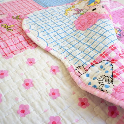  Abreeze Comfortable Baby Girl Pattern Comforter for Summer Air-Conditioning Quilt 1PS 43 X 51