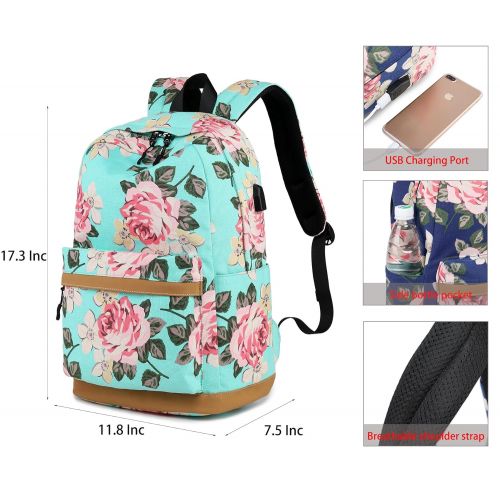  Abshoo Cute Lightweight Canvas Bookbags School Backpacks for Teen Girls