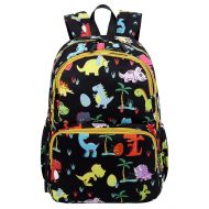 Abshoo Cute Lightweight Kids Dinosaurs Backpacks For School Boys Bookbag (Black)
