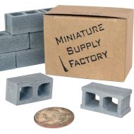 Acacia Grove Mini Cinder Blocks, 60 Pack, 1/12 Scale