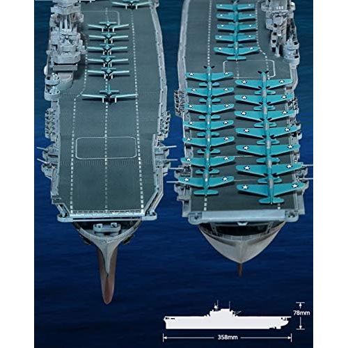 아카데미 Academy Models Academy USS Enterprise CV-6 Aircraft Carrier Battle of Midway Modelers Edition Plastic Model Kits 1700 Scale