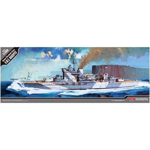 아카데미 Academy Models Academy Queen Elizabeth Class H.M.S. Warspite Boat Model Building Kit