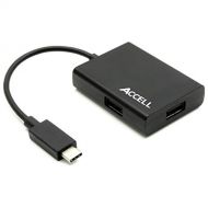 Accell USB-C to 3x USB-A 3.0 Hub - USB 3.0 Compliant