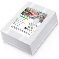 [아마존베스트]Accenter Vacuum Bags 15 x 25 cm / 100 Bags 210 Micron Professional for Vacuum Sealer & Food Vacuum Sealer BPA-Free Very Strong & Tear-Resistant Boil-proof Sous Vide Safe Reusable