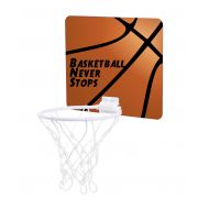 Accessory Avenue Basketball Never Stops - Unisex Childrens 7.5 x 9 Mini Basketball Backboard - Goal with 6 Hoop