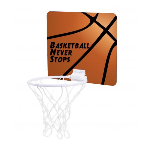  Accessory Avenue Basketball Never Stops - Unisex Childrens 7.5 x 9 Mini Basketball Backboard - Goal with 6 Hoop