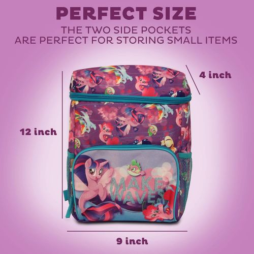  Accessory Innovations My Little Pony Insulated Cooler Backpacks, Two Mesh Pockets, Adjustable Straps