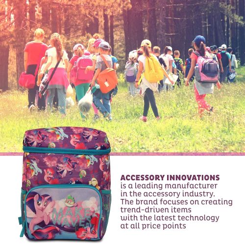  Accessory Innovations My Little Pony Insulated Cooler Backpacks, Two Mesh Pockets, Adjustable Straps