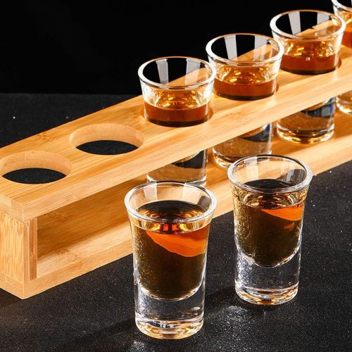  [아마존베스트]Accguan 1.2oz / 35ml Shot Glass Set with Heavy Base, Clear Shot Glasses for Whiskey, Vodka and Liqueurs, Set of 24