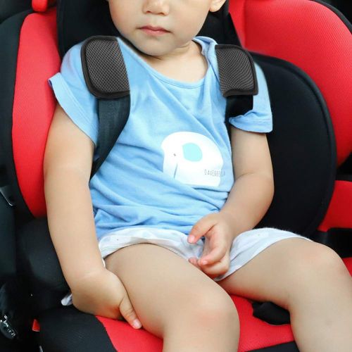  Accmor Baby Car Seat Strap Covers, Car Seat Strap Pads, Baby Seat Belt Covers, Stroller Belt Covers, Baby Head Support, Baby Shoulder Pads, Soft