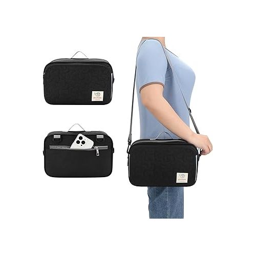  Accmor Stroller Organizer, Universal Stroller Organizer with Insulated Cup Holder Pocket, Dual Purpose Large Capacity Stroller Bag Caddy, Stroller Accessories Fits for Uppababy, Doona, Nuna Strollers