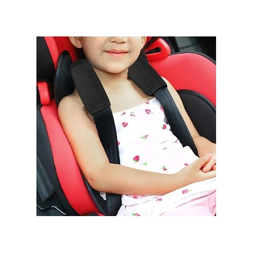  Accmor Car Seat Straps Shoulder Pads for Baby Kids, Soft Car Seat Strap Covers, Seat Belt Covers for Car Seats, Pushchair, Stroller