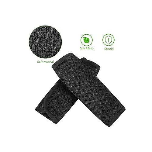  Accmor Car Seat Straps Shoulder Pads for Baby Kids, Soft Car Seat Strap Covers, Seat Belt Covers for Car Seats, Pushchair, Stroller