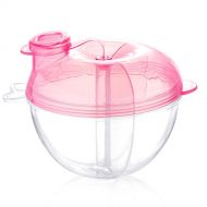 [아마존베스트]Accmor Baby Milk Powder Formula Dispenser, Non-Spill Formula Dispenser and Snack Storage Container, Pink.