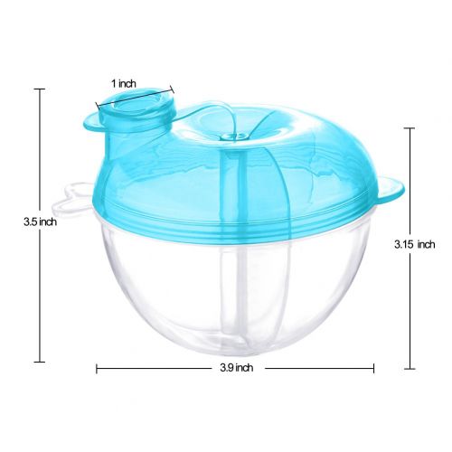  [아마존베스트]Accmor Baby Milk Powder Formula Dispenser, Non-Spill Formula Dispenser and Snack Storage...