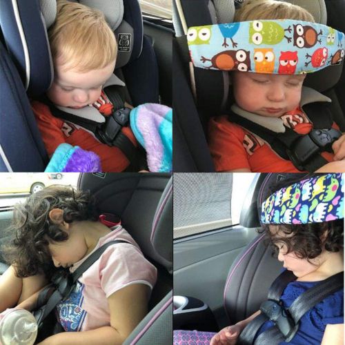  [아마존베스트]Accmor 2 Pcs Baby Carseat Head Support, Car Seat Head Band Strap Headrest, Stroller Car Seat Sleeping...