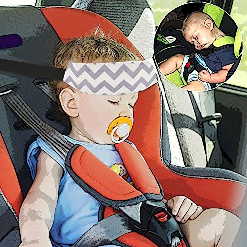  [아마존베스트]Accmor Baby Carseat Head Support Band Strap 2 Pack for Carseats Stroller Neck Relief Head Strap for...