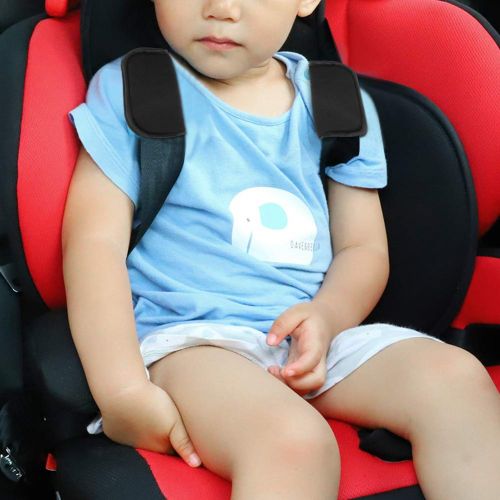  [아마존베스트]Accmor Baby Car Seat Strap Covers, Car Seat Strap Pads, Baby Seat Belt Covers, Stroller Belt Covers, Baby Head Support, Baby Shoulder Pads, Made of Soft Fluff