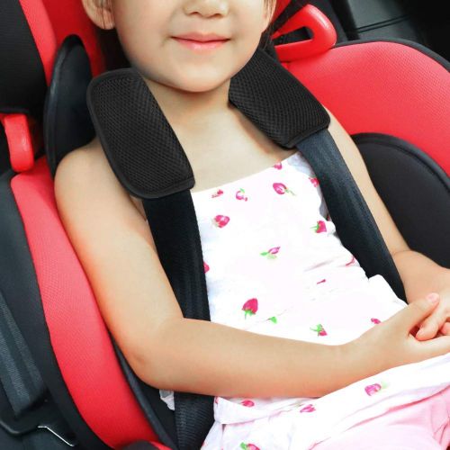  [아마존베스트]Accmor Baby Car Seat Strap Covers, Car Seat Strap Pads, Baby Seat Belt Covers, Stroller Belt Covers, Baby Head Support, Baby Shoulder Pads.