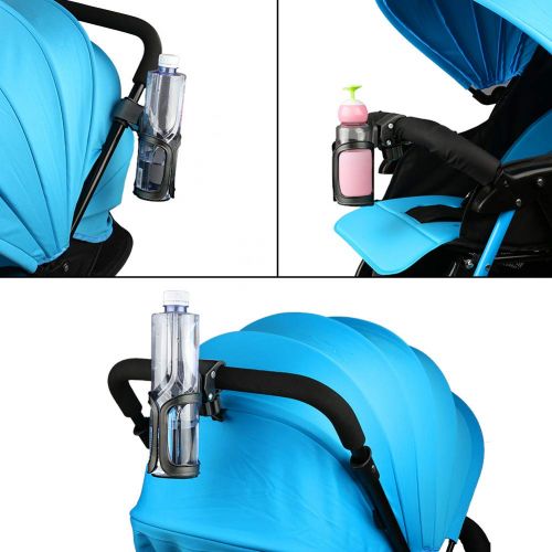  [아마존베스트]Accmor Stroller Cup Holder，Bike Cup Holder, Universal 360 Degrees Rotation Bottle Holder for Stroller, Bicycle, Wheelchair, Walker, Trolleys,Tools Free