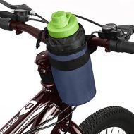 Accmor Bike Cup Holder Bag, Bike Water Bottle Holder Handlebar Drink Holder, Bike Water Bottle Cage for Kids Bike,Mountain Bike, Cruiser, Road Bike,Blue