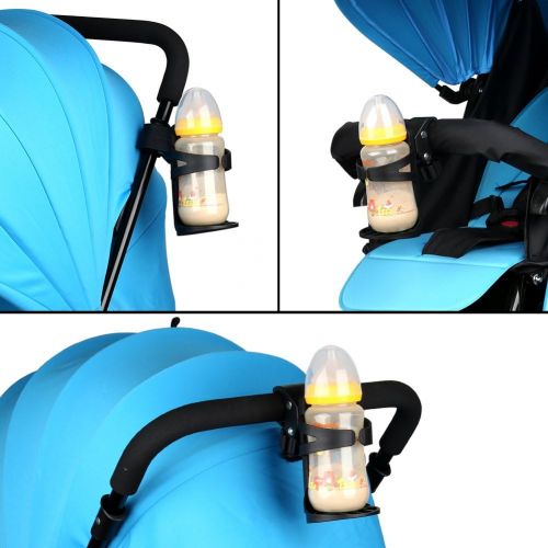  Accmor Bike Cup Holder, Stroller Cup Holder, Water Bottle Holder for Bike , Universal Cup Holder for Large Size Bottles, Drink Holder for Bicycle, Stroller, Wheelchair, Walker