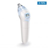 AccuMed ANC-201 V2 Electric Baby Nasal Aspirator Nose Cleaner and Suction Snot Sucker - Gentle Enough for Newborns, Infants, Toddlers. 3 Different Sized Nose Tips....