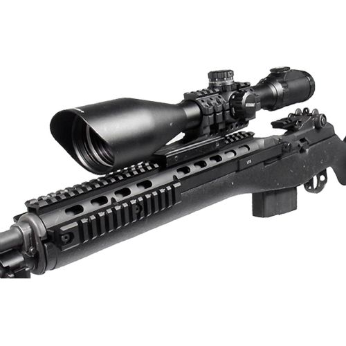  AccuShot UTG 4-16X56 30mm Scope, AO, 36-color Glass Mil-dot, w Rings