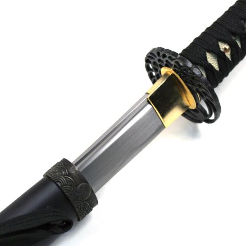  Ace Martial Arts Supply Classic Crane Tsuba Handmade Samurai Katana Sharp Sword-Musha