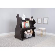 Ace Baby Furniture Rabbit Mobile Double-Sided Bookcase, Espresso Wenge