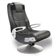 Ace Bayou X Rocker 5127401 Pedestal Video Gaming Chair, Wireless, Black (Certified Refurbished)