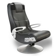 Ace Bayou X Rocker 5127401 Pedestal Video Gaming Chair, Wireless, Black